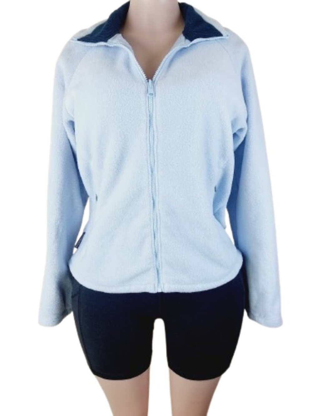 Columbia Women's Sky Blue Core Vertex Long Sleeve Full-Zip Fleece Jacket Size M